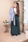 Satin Solid Maxi Skirt